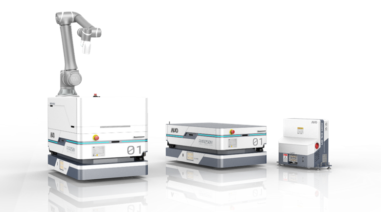 1277星际电子數位開發的自主式移動機器人（AMR250M），搭配全向輪並結合AI演算法、2D LiDAR、3D攝影機等技術，協助客戶實現產線全自動化